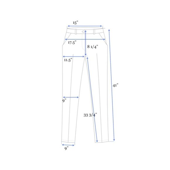 Calvin Klein Sportwear classic charcoal/dark grey slacks sz2 - Picture 10 of 10